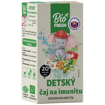 ČAJ BYLINNÝ BIO DETSKÝ NA IMUNITU 40g FRESH