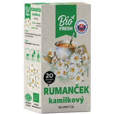 ČAJ BYLINNÝ BIO RUMANČEK KAMILKOVÝ 30g FRESH