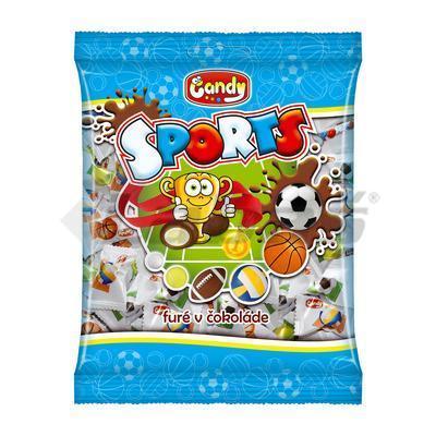 CUKRÍKY FURÉ SPORTS OVOCNÉ V ČOKOLÁDE 200g TOL