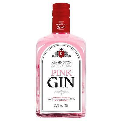 GIN KENSINGTON ORIGINAL DRY PINK 37,5% 0.7l UNITED