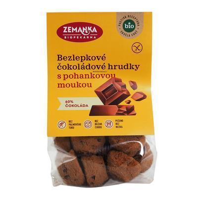 SUŠIENKY BIO POHÁNKOVÉ HRUDKY S ČOKOLÁDOU 100g ZEMANKA BEZLEP