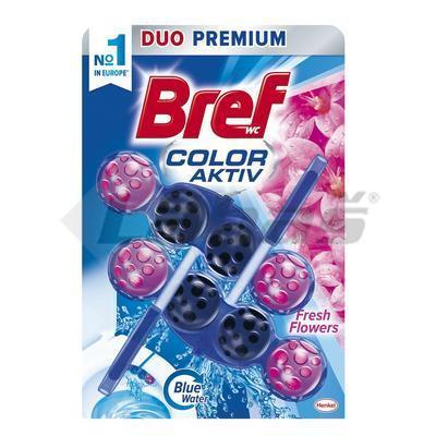 OSVIEŽOVAČ WC BREF COLOR AKTIV FRESH FLOWER 2x50g