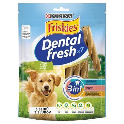 POCHÚŤKA PES DENTAL FRESH 180g XG 3v1 FRISKIES