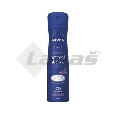 ANTIPERSPIRANT SPREJ NIVEA PROTECT&CARE 150ml DÁMSKY