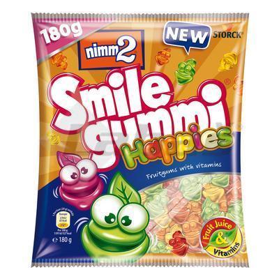 CUKRÍKY NIMM 2 SMILEGUMMI HAPPIES 180g