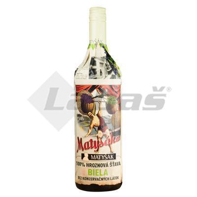 ŠŤAVA 100% HROZNOVÁ BIELA 0.75l MATYŠÁK SKLO