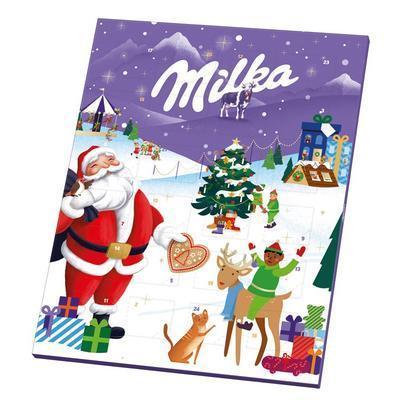 ADVENTNÝ KALENDÁR ČOKOLÁDA MILKA 2D ADVENT 90g