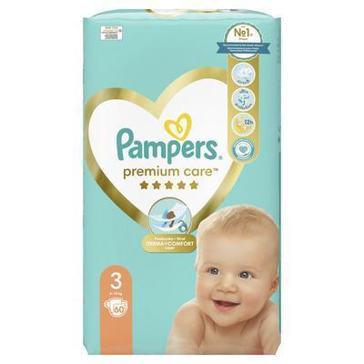 PLIENKY PAMPERS PREMIUM S3 6-10kg 60ks