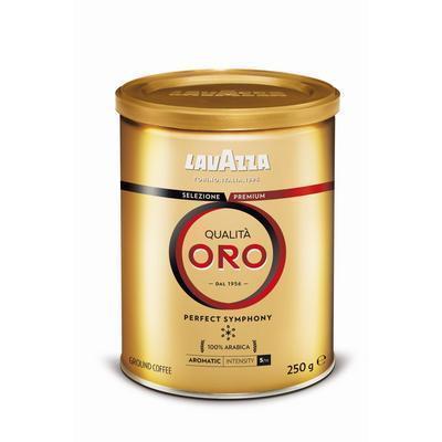 KÁVA MLETÁ LAVAZZA RETAIL QUALITA ORO 250g DÓZA 100% ARABICA