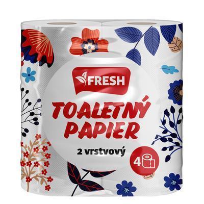 PAPIER TOALETNÝ 18m 4ks 2-VRST. FRESH