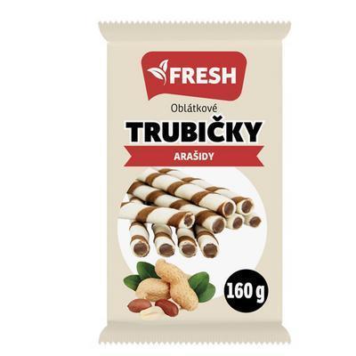 TRUBIČKY OBLÁTKOVÉ ARAŠIDY 160g FRESH