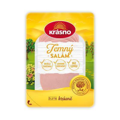 SALÁMA JEMNÁ KRÁJANÁ 100g KRÁSNO