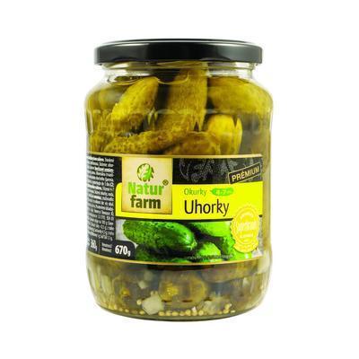 UHORKY STERILIZOVANÉ 4-7cm 680g / PP 340g NATUR FARM