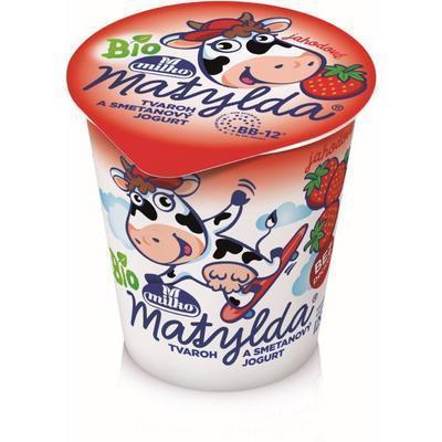 DEZERT BIO MATYLDA TVAROHOVÝ JAHODA 125g MILKO